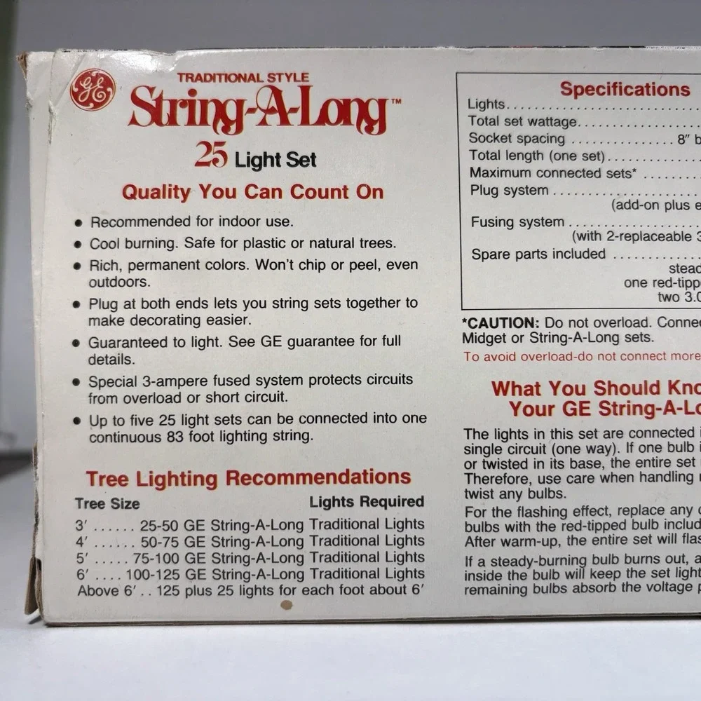 Vtg GE 